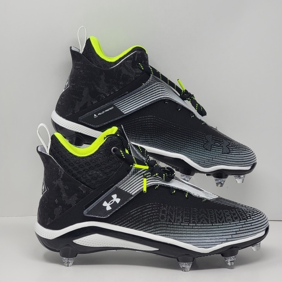 Under Armour Men's Size 11.5 Highlight Hammer Football Shoe 3025086-001 New - Picture 1 of 10
